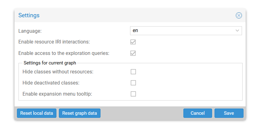 Settings Window