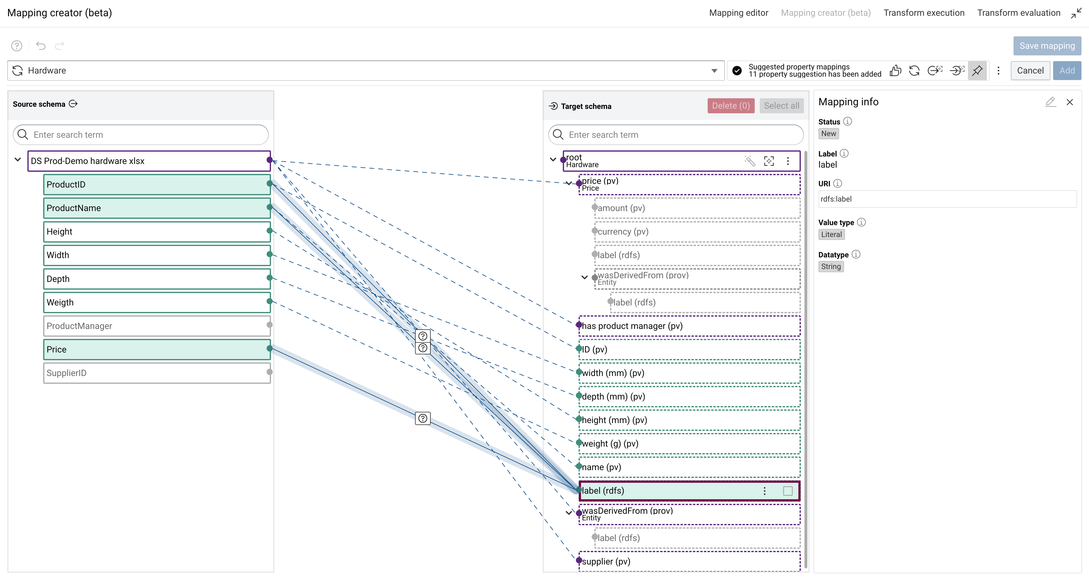 26.1: Build - Mapping Creator AI Suggestions 26.1: Build - Mapping Creator AI Suggestions
